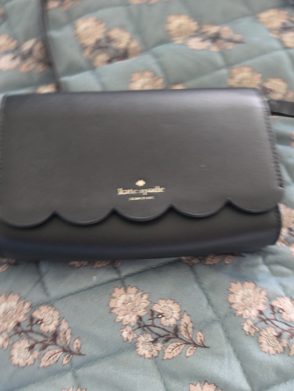 kate spade Black Scallop Crossbody Bag